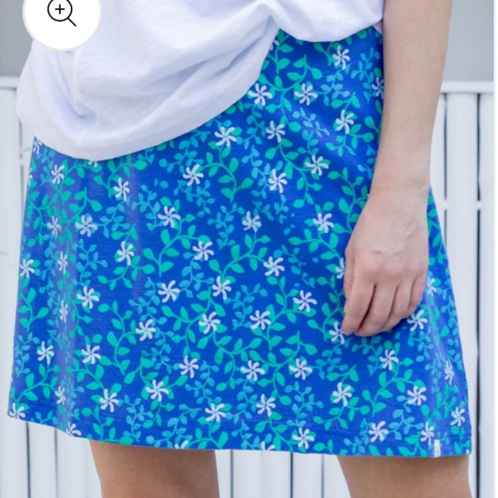 West Indies Wear Kauai Skirt‎ Periwinkle Small New With Tags